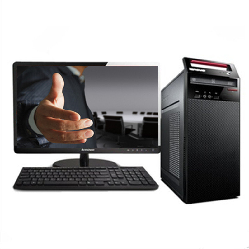 聯想(lenovo)揚天M2610N 商用辦公臺式電腦 G1820 2G 500G 正版win7(23英寸顯示器)聯想M2610N臺式電腦